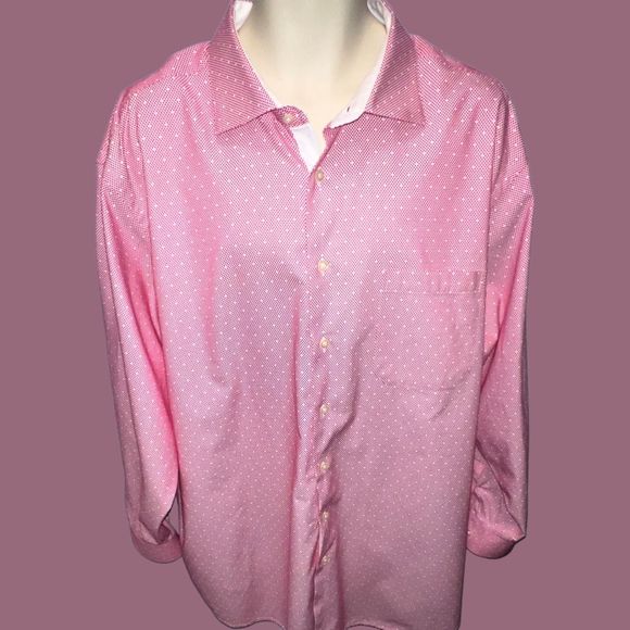 Big & Tall Paul Fredrick Button Up Size 19 35 - Picture 2 of 5